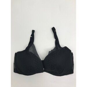 Incredible By Victoria's Secret Plunge Lace Mesh Lightly Lined Bra
